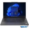 Lenovo ThinkPad E16 Gen 2 16" Business Laptop - WUXGA - Anti-Glare - AMD Ryzen 5 7535U (> Intel i7-1360P) - 16GB DDR5-512GB SSD - Fingerprint Reader - Backlit KB - FHD Webcam - Win 11 Pro w/Copilot