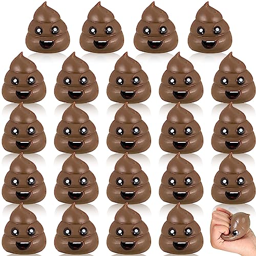 Lenwen 24 Pack Stress Balls Stretchy Toys Funny Halloween Sensory Novelty Joke Relief Toys Anxiety Relief Fidget Prank Gifts for Birthday Party Favor Decoration