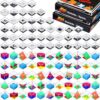Lenwen 96 Pcs Brain Teaser Puzzle Mini Fidget Puzzle Cubes 3D Ball Maze Cube Cubes Party Favor Games Challenge Decompression(Colorful Colors)