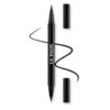 Le Paon Cosmetics Dual Tip Waterproof Eyeliner Pen with Ultra-Fine & Brush Tip – Water-proof Eyeliner for Mature Skin & Sensitive Eyes – Long-Lasting, Vegan & Cruelty Free