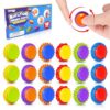 LESONG Fidget Sensory Toys for Kids: Textured Finger Spinners 18 Pack for Autism Kids - Fidgets for Students Classroom Prizes - Gifts Stocking Stuffers for Boys Girls