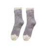 LESSO Ladies Socks Funny Fuzzy Microfiber Sleeping Ideal For Women Soft Slipper Great Winter Relaxation At Home (Grey,One Size)