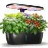 LETPOT Hydroponics Growing System, 12 Pods Indoor Herb Garden Kit with 24W LED Grow Light, 5.5L Water Tank & 16" Adjustable Height, Smart Indoor Gardening System for Kitchen, Home & Gift