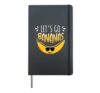 Let's Go Banana Happy Banana Meme Funny Banana Hardcover Journal, Black