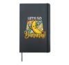 Let's Go Bananas Vintage Banana Meme Funny Banana Hardcover Journal, Black