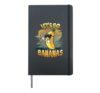 Let's Go Bananas Vintage Banana Meme Funny Banana Retro Hardcover Journal, Black