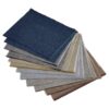 letsinstyle 12Pcs 11 x 12 Inch 50% Wool Fabric Squares, Herringbone Weed Square Felt Remnants Sheets, Precut Patchwork for DIY Craft Art Scrapbooking Sewing Handmade