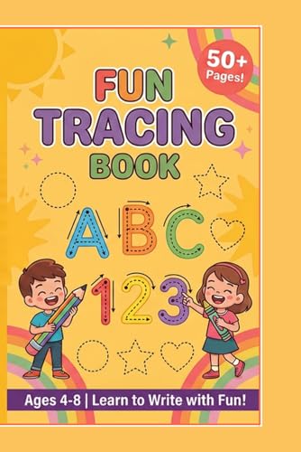 Lets Trace! Handwriting Practice Book for Kids: Trace Letters, Numbers and Shapes for Kids Ages 4-8 - ABC Alphabet, 0-9 Numbers and Fun Shapes with ... Writing Workbook (Kids Activity Series)
