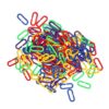 Levemolo Bird Chain Links Colorful Linking Chains for Bird Toys Interactive Climbing Play for Parrots Parakeets 100 Piece Set