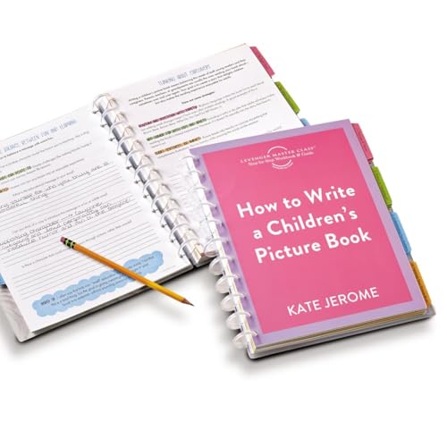 Levenger Circa How to Write a Children’s Picture Book Discbound Refill – 144 Pages, 17 Tabbed Sections, Fold-Out Storyboard, Translucent Cover, Letter Size (8½″ x 11″), Refillable Workbook
