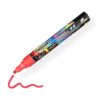 LEVIATAN - Chalk Marker | Chalk Pens for Windows | Liquid Chalk Pen | Washable | Glass Pen | Round Tip 2-3 mm (Red)