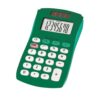 LEXIBOOK - Pocket Calculator FRUITIES®, 8 Digits, 4 Operations, Basic and Advanced Functions, Solar and Battery Powered, Green, C208BLXB