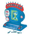 LEXiBOOK Electronic Hangman Game, Child and Family Board Game, Spelling and Vocabulary, Light and Sound Effects, 2 Players, Blue/red, JG800