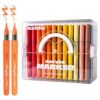 LEXICHA 36 Colors Acrylic Markers Pens with Portable Storage Case