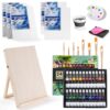 LEYEDZ 41PCS Acrylic Paint Set,Art Kit for Kids Adults Beginners