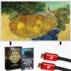 LG 65 Inch Gallery TV with Frame LX7B Mini LED 4K Smart TV 2026 65LX7BPUA Bundle with Deco Essentials CPS 4 YR Protection, 2X HDMI Cable & Deco Gear Home Theater Beginner′s Guidebook