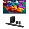 LG 85-Inch QNED evo QNED84B Mini LED 4K Smart TV (85QNED84BUA, 2026) Bundle S90TR 7.1.3-Ch Soundbar, Dolby Atmos, Dolby Vision, Wow Orchestra, WOWCAST, Rear Speakers, Wireless Subwoofer