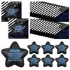 Libima 20 Pcs Police Officer Stress Ball Gifts, End of Year Gifts National Police Week Star Appreciation with Thank You Cards Policewoman Policeman Retirement Law Enforcement Team Worker Presents
