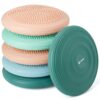 Libima 6 Pcs Inflated Wiggle Seat for Sensory Kid 13 Inches Multipack Wobble Cushion Balance Disc Flexible Seating Wobble Chair for Classroom Office Student Staff Chair Seat Pet Cushion(Macaron Color)