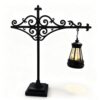 Library Lantern Bookshelf Lamp with Warm LED Bookend (Lantern B)