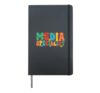 Library Media Specialist Groovy School Media Specialist Hardcover Journal, Black