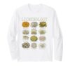 Lichenology Lichen Species Botanical Chart Long Sleeve T-Shirt