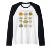 Lichenology Lichen Species Botanical Chart Raglan Baseball Tee