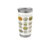 Lichenology Lichen Species Botanical Chart Stainless Steel Insulated Tumbler