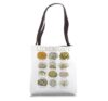 Lichenology Lichen Species Botanical Chart Tote Bag