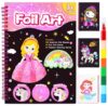 LICSOR Foil Art Crafts Kit for Girls Ages 4-12, Birthday Gift Toy for Kids