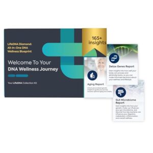 LifeDNA Genetic Methylation Test Kit, All-In-One DNA Wellness Blueprint: 13 Genes Including MTHFR, COMT, CBS, 165+ DNA Insights plus Premium Gut, Detoxification and Aging Reports, Results in 3-5 Weeks