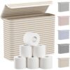 Lifewit 22L Toilet Paper Storage Holder for 9 to 12 Rolls, Foldable Fabric Toilet Paper Basket with Lid, Freestanding Bathroom Tissue Storage and Organization for TP, Towels and Toiletries, Beige