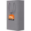 Lifewit Slim Laundry Hamper, Narrow Small Laundry Basket with Handle for Dirty Clothes, Collapsible Tall Thin Laundry Bin for Bathroom Bedroom Dorm College, 75L, Grey