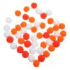 LIFKICH Polyester Pom Poms Orange Resistant to Deformation 100pcs with Soft and Smooth Surface , Fluffy Texture for Crafts for DIY Arts and Crafts Projects
