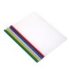 LIFKOME 20pcs Plastic File Folders with Non-Slip Sliding Bar, A4 Paper Organizer Made of Sturdy Pp Material, for Office and School Use to Organize Documents and Contracts Random Color