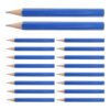 LIFKOME 50pcs Pre-sharpened Short Blue Wood Golf Scoring Pencils for Practice Rounds and Classroom Activities, Reliable Writing Small Golf Event Favors, Portable Hexagonal Shape, Bulk