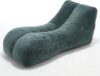 Light Blue Bean Bag Chair 59 Inch Foam Filled Adult Sofa