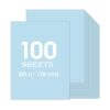 Light Blue Construction Paper, 12x18 Inch, 100 Sheets, Bulk Pack, 30lb/110gsm