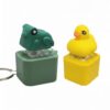 Light up Frog Keychain,Lizard,Duck,Rechargeable Keyboard Clicker and Portable Toy,Croaking Frog Key Chain with LED Lights,Stress Anxiety Relief Clicker,for Adults Anxiety Relief
