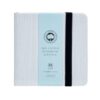 Lightwish Square Watercolor Journal,100% Cotton,300gsm/140lb,Acid-Free,24 Sheets Hot Press Watecolor Paper Sketchbook for Artists Adults Students,4.7 * 4.7 Inches