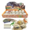 LIHBCAIYI 12Pcs Dino Eggs Dig Kit Dinosaur Excavation Bricks Toys