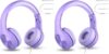LilGadgets Connect+ Pro Wired Kids Headphones for School with Microphone, Volume Limiting Over-Ear Headset with Cord, SharePort Technology & SoftTouch Padding, Purple (Pack of 2)