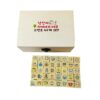 Lilihuimaoyi Wooden Cartoon Cat and Fish Stamps, Cute Stamps Set (40 Pieces) with
