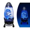 Lily's Home Dinosaur Night Light Lava Lamp for Kids Room 1Piece - 12-Color Remote Control, Bubble Design, Adjustable Brightness - 9.8'' H - USB Powered - Ideal for Gifts, Birthday & Holidays - Black