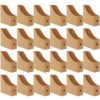 Limitliho Cardboard Magazine Holder (24 Pack), Sturdy Book Bins for Classroom, Vertical File Folder Organizer, 10.6'' 10.2'' 3.5'' Inch Magazine Rack (Brown, 24 Pack)