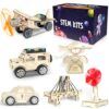 LINAYE 24 Packs STEM Kits for Kids, 6 in 1 Treasure Box Toy Stem Projects Crafts for Kids Age 8-12 Valentines Gifts for Classroom Science Birthday Party Favors Gifts for Boys Girls Ages 8 9 10 11 12