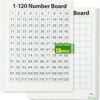 Lincia 12 Pcs Dry Erase Number Chart for Students 9”x12” Double Sided Dry Erase Boards 1 to 120 Chart for First Grade Kids 1‑120 White Board Math Manipulatives for Kindergarten Math Activities