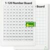 Lincia 6 Pcs Dry Erase Number Chart for Students 9”x12” Double Sided Dry Erase Boards 1 to 120 Chart for First Grade Kids 1‑120 White Board Math Manipulatives for Kindergarten Math Activities