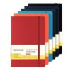 Lined Journals for Writing, A5 Notebooks (5.7 x 8'') with 160 Pages, 100 GSM Premium Paper, Ribbon Bookmark, Elastic Band & Inner Pocket - Perfect for Work, Journaling, Note-Taking & Gifting (Assorted Colors)