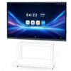 LINGHUFOX 86'' Smart Board, 4K Touch Screen Interactive Whiteboard Display, AI Camera with 8 Mics, Android 13.0 8+128G, All in One Smartboard for Classroom Office Home (Board+Wall Mount)